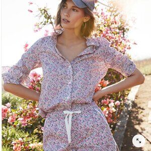 J.Crew x Liberty long sleeve blouse size 4 NWT